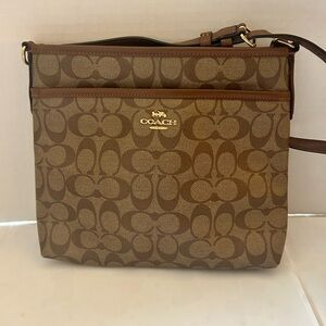 Coach Dark Brown Leather Bag